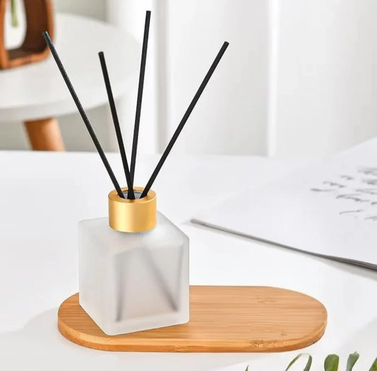 100ml frost white square reed diffuser (complete set)