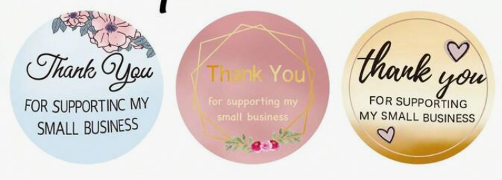 Thank you stickers