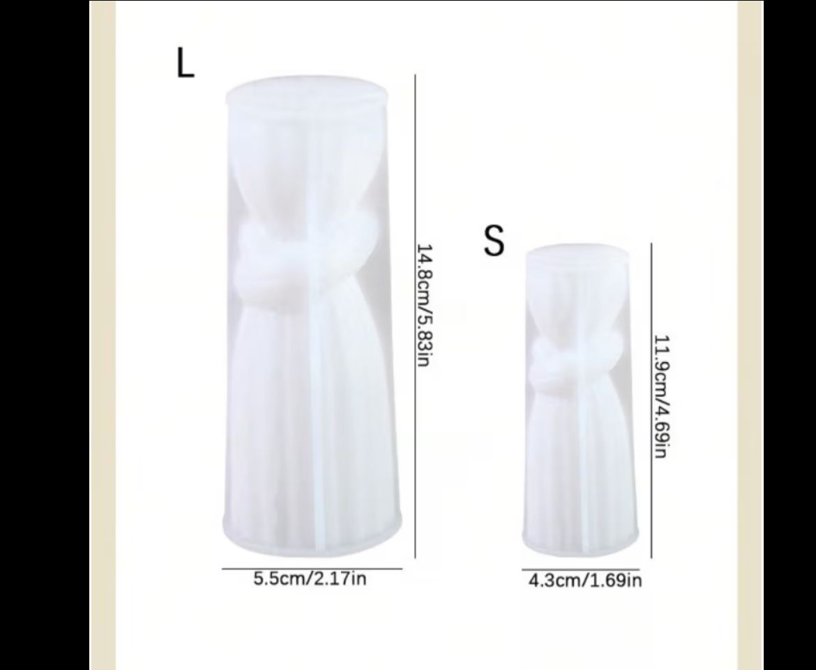 2 piece striped knot mold